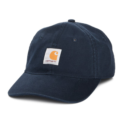 Gorra de béisbol Selby efecto lavado de lona de algodón de Carhartt WIP - Azul Oscuro
