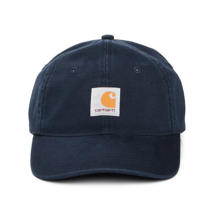 Gorra de béisbol Selby efecto lavado de lona de algodón de Carhartt WIP - Azul Oscuro
