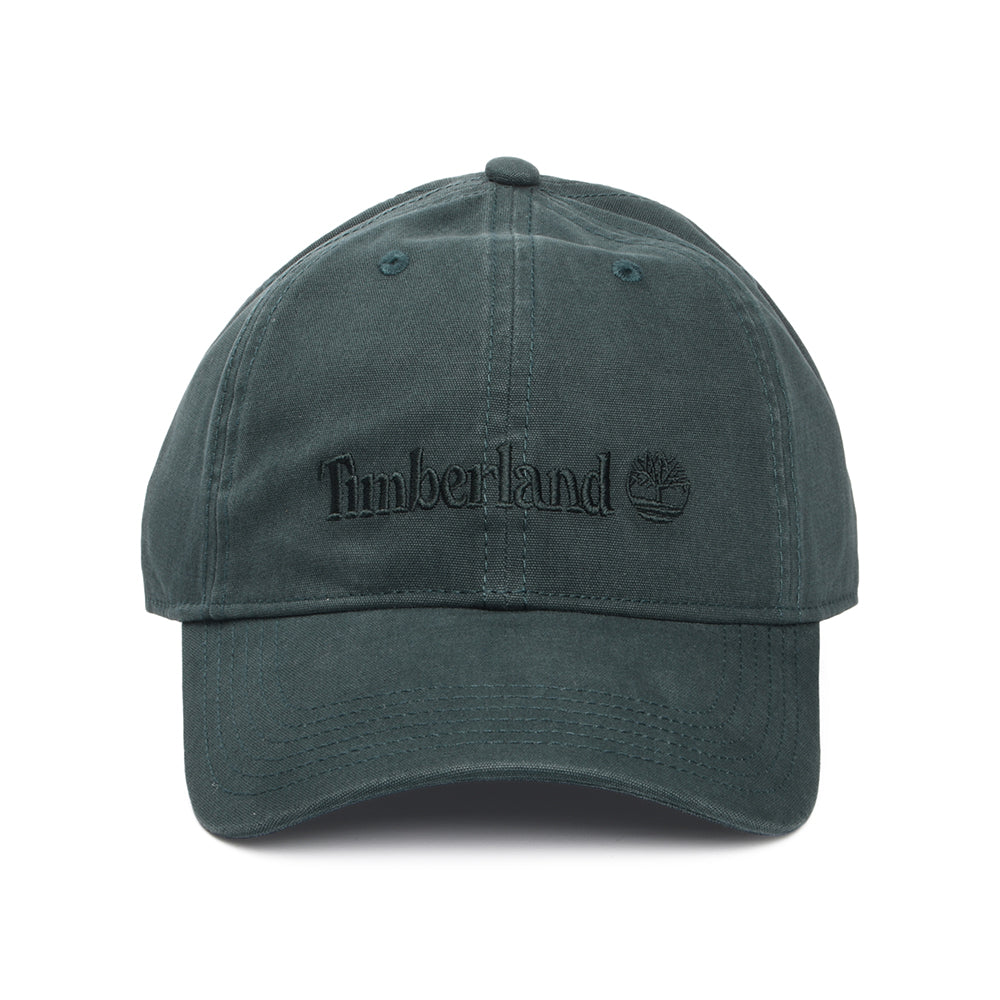 Gorra de béisbol Cooper Hill de lona de algodón de Timberland - Verde