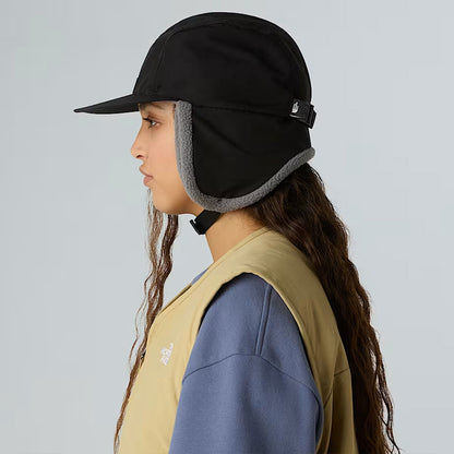 Gorra 5 paneles Yumiori resistente al agua con orejeras de The North Face - Negro-Gris