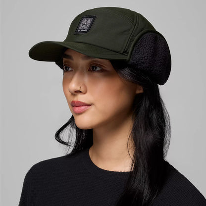 Gorra de béisbol Landroamer con orejeras de Columbia - Verde Oscuro