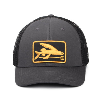 Gorra de camionero Flying Fish LoPro de Patagonia - Gris-Negro