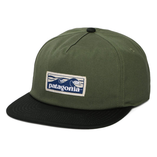 Gorra de béisbol Boardshort de algodón orgánico de Patagonia - Verde