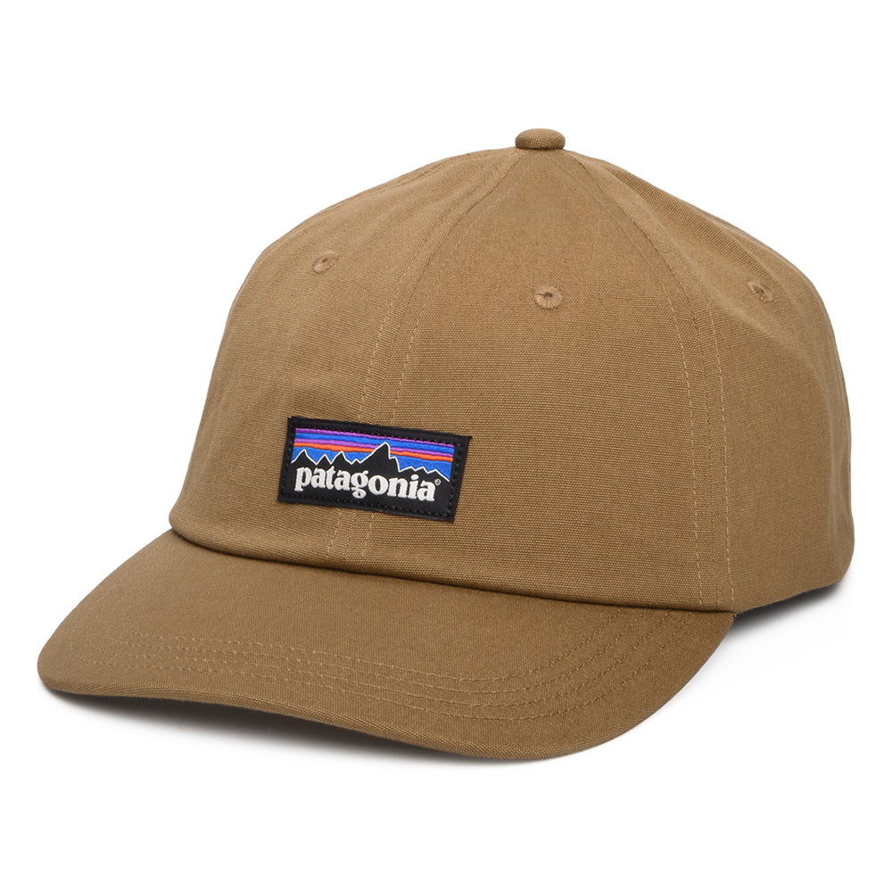Gorra de béisbol P-6 Label de algodón orgánico de Patagonia - Marrón