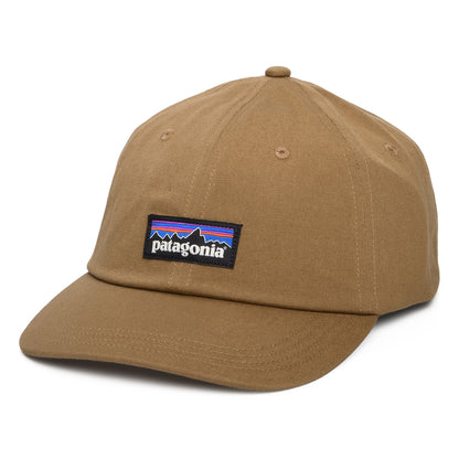 Gorra de béisbol P-6 Label de algodón orgánico de Patagonia - Marrón