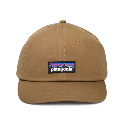 Gorra de béisbol P-6 Label de algodón orgánico de Patagonia - Marrón