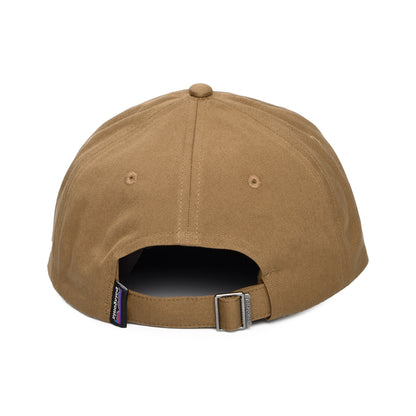 Gorra de béisbol P-6 Label de algodón orgánico de Patagonia - Marrón