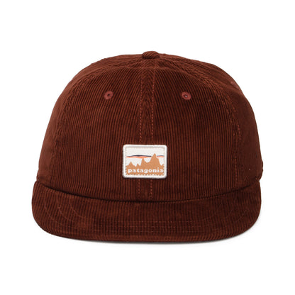 Gorra Snapback 73 Skyline de pana de Patagonia - Óxido Oscuro