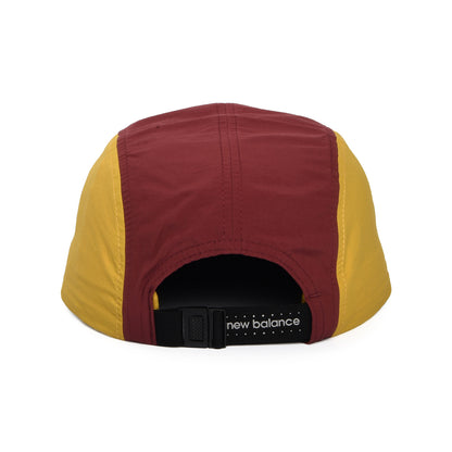 Gorra 5 paneles Everyday reciclado de New Balance - Burdeos-Mostaza