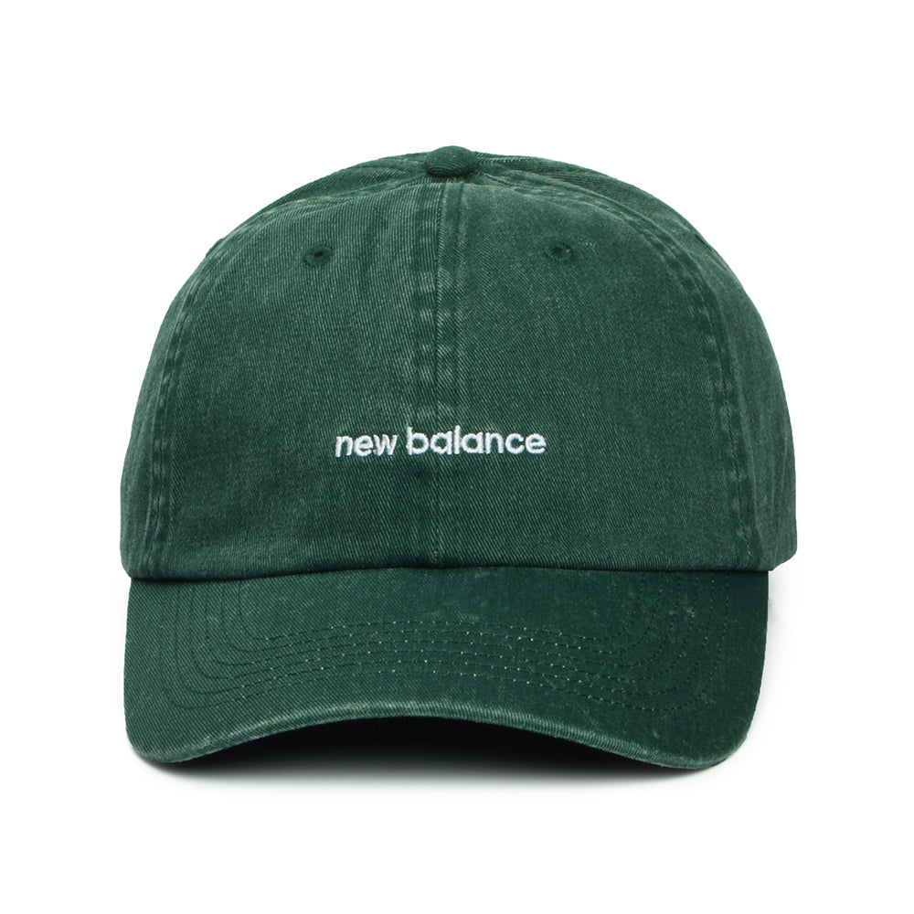 Gorra de béisbol Linear Logo de New Balance - Verde Lavado