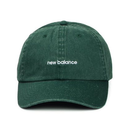 Gorra de béisbol Linear Logo de New Balance - Verde Lavado