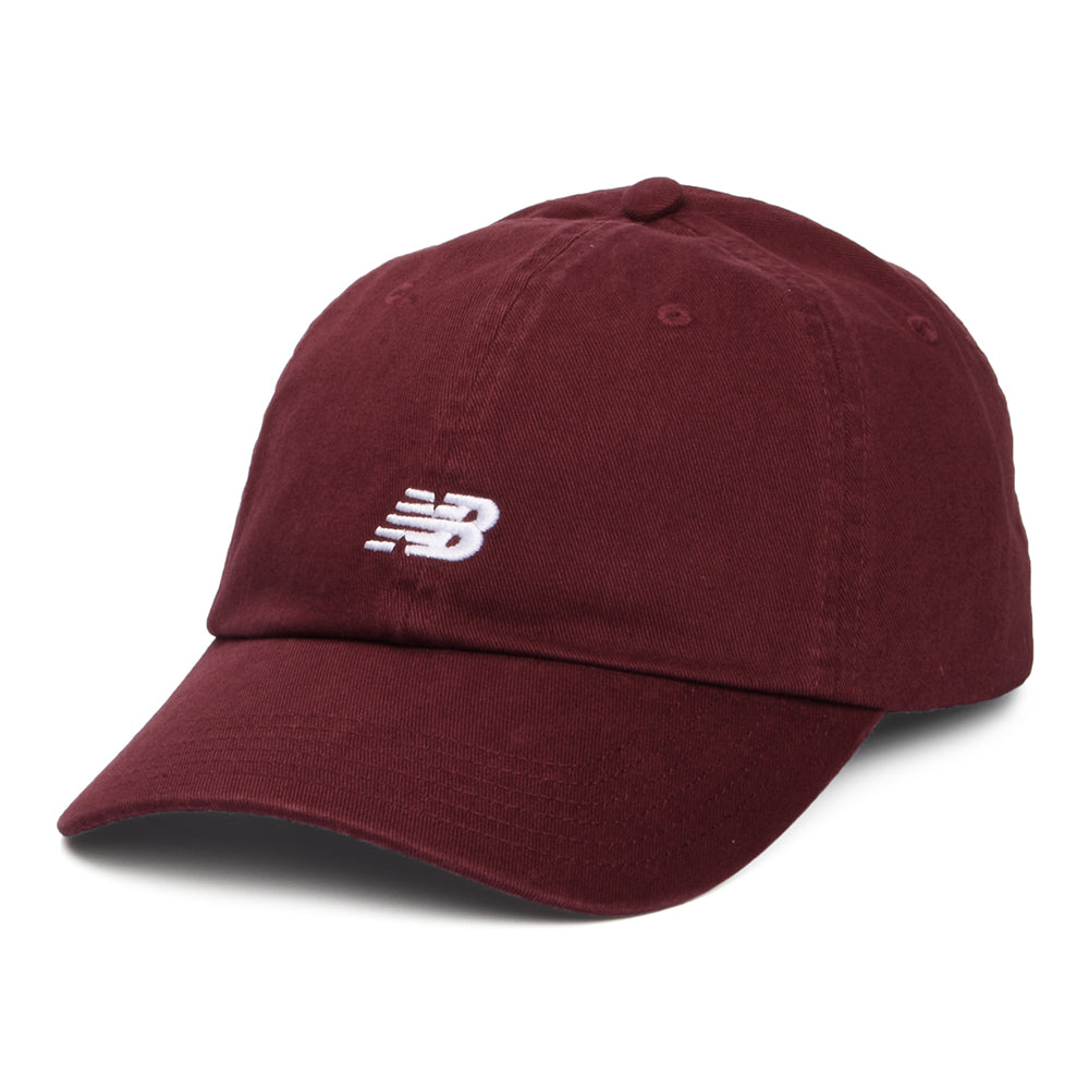 Gorra de béisbol Classic V 2.0 de sarga de algodón de New Balance - Burdeos