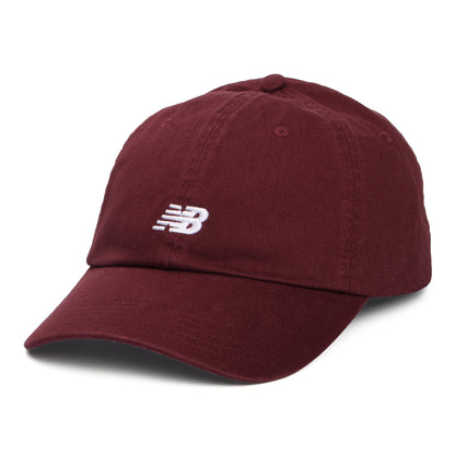 Gorra de béisbol Classic V 2.0 de sarga de algodón de New Balance - Burdeos