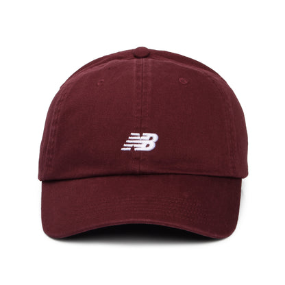 Gorra de béisbol Classic V 2.0 de sarga de algodón de New Balance - Burdeos
