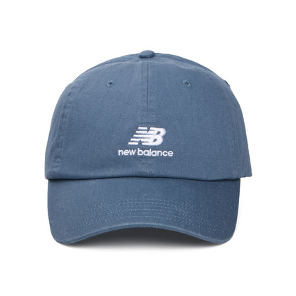 Gorra de béisbol Flying NB Stacked Logo de New Balance - Azul Lavado