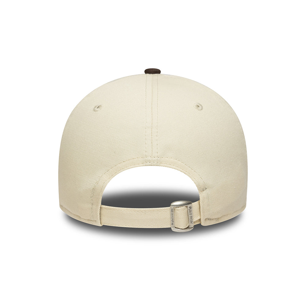 Gorra de béisbol 9FORTY MLB Side Patch L.A. Dodgers de New Era - Crema-Marrón