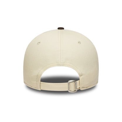 Gorra de béisbol 9FORTY MLB Side Patch L.A. Dodgers de New Era - Crema-Marrón