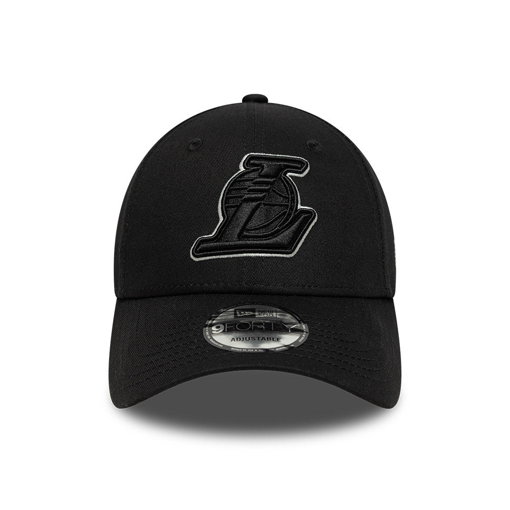 Gorra de béisbol 9FORTY NBA Team Outline L.A. Lakers de New Era - Negro-Blanco