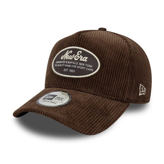 Gorra Snapback 9FORTY A-Frame NE Patch Cord de New Era - Marrón