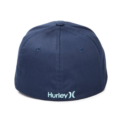 Gorra de béisbol One & Only Flexfit de Hurley - Azul Marino-Aguamarina