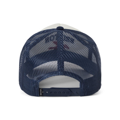 Gorra de camionero Pegasus NetPlus MP de Brixton - Blanco-Azul Marino