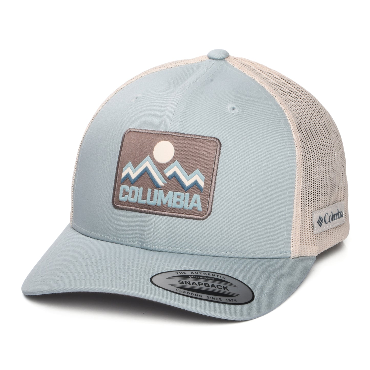 Gorra de camionero Columbia Mountains Mesh de Columbia - Azul Claro-Piedra