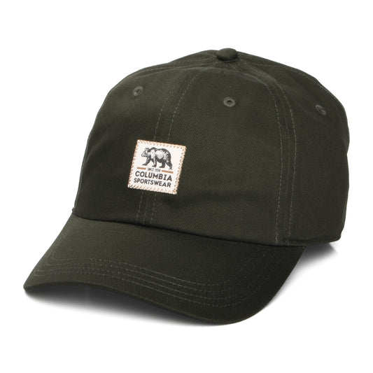 Gorra de béisbol Woven Bear Provisions de Columbia - Verde Oscuro
