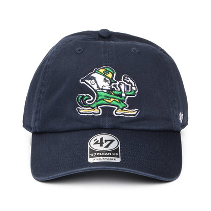Gorra de béisbol NCAA Clean Up Notre Dame de 47 Brand - Azul Marino