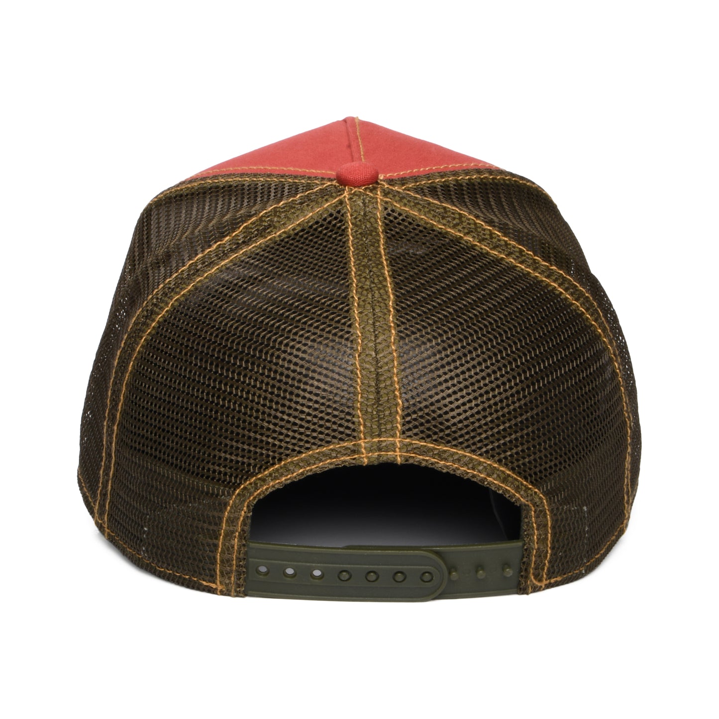 Gorra de camionero Calavera de Stetson - Rojo-Marrón