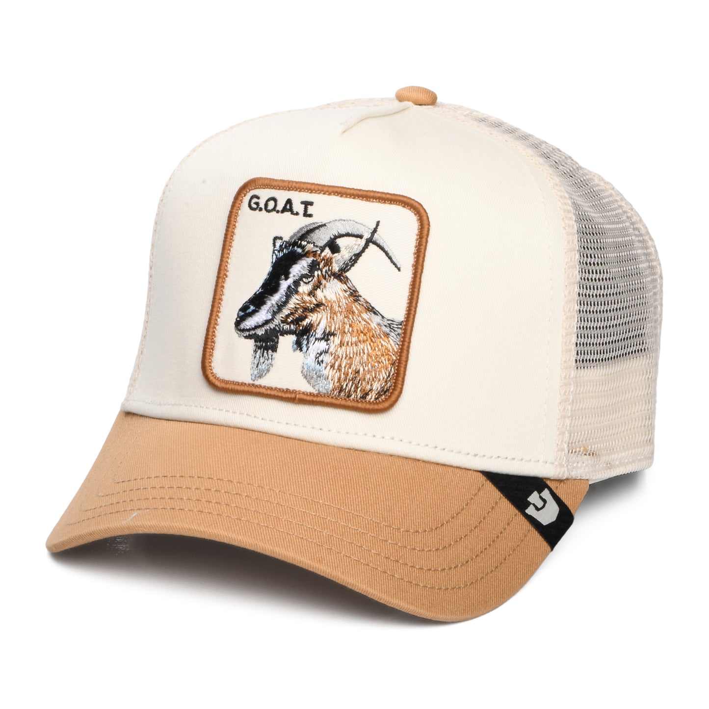 Gorra de camionero Goat de Goorin - Crema-Beige Arena