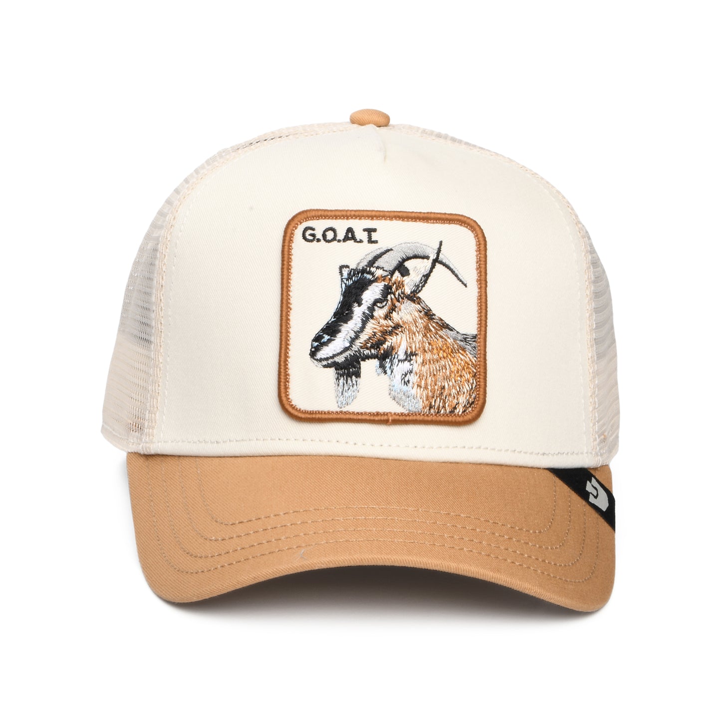 Gorra de camionero Goat de Goorin - Crema-Beige Arena