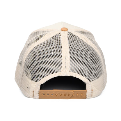 Gorra de camionero Goat de Goorin - Crema-Beige Arena