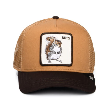 Gorra de camionero Nuts de Goorin - Beige Arena-Marrón