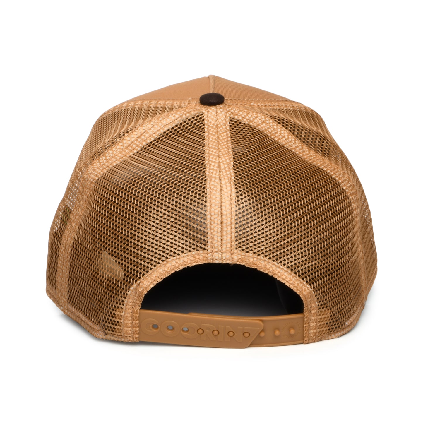 Gorra de camionero Nuts de Goorin - Beige Arena-Marrón