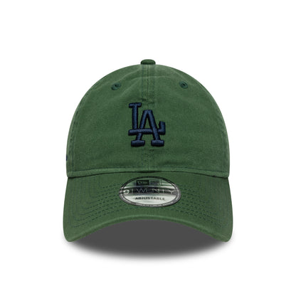 Gorra de béisbol 9TWENTY MLB Washed Script L.A. Dodgers de New Era - Verde-Azul Marino