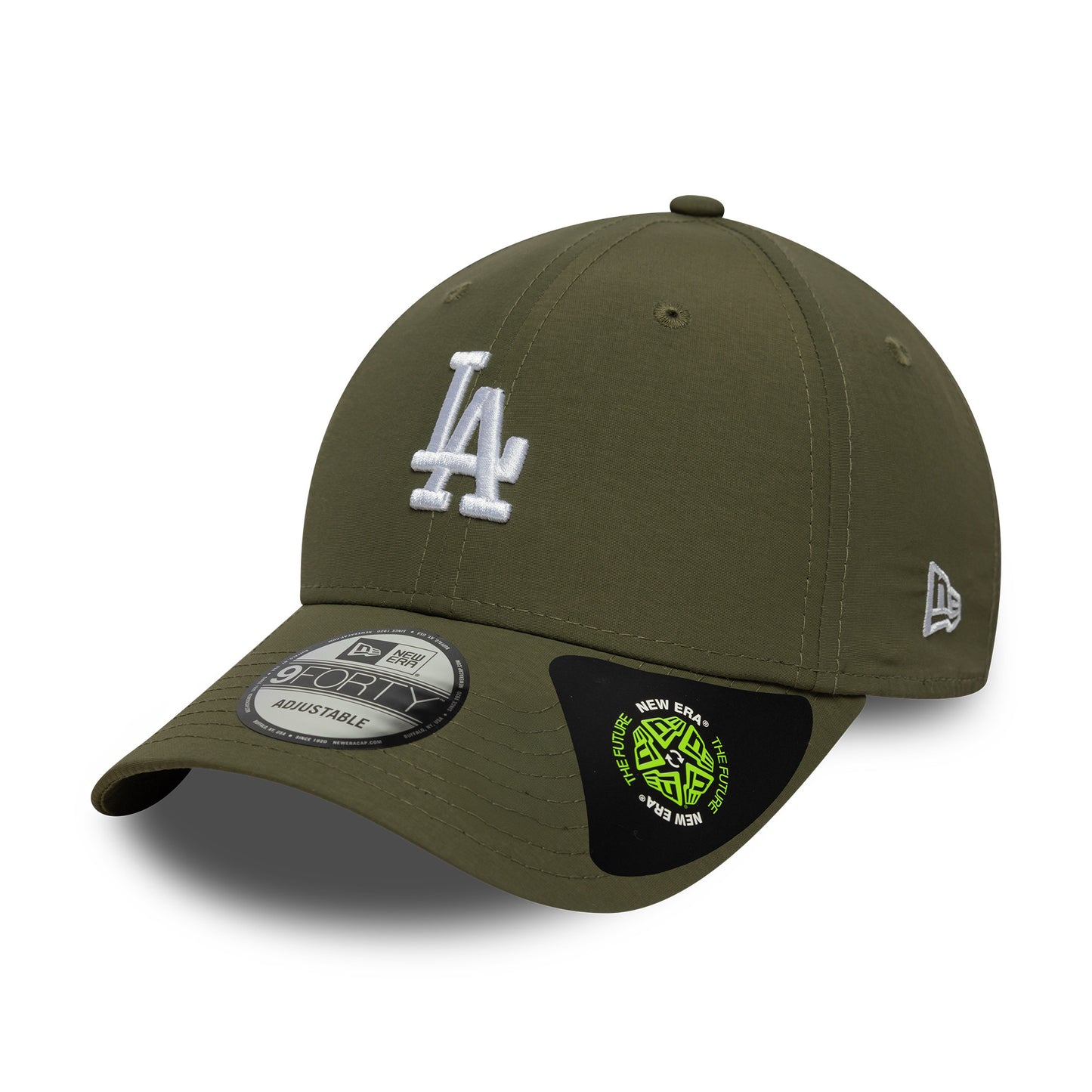 Gorra de béisbol 9FORTY - MLB Recycled Midi L.A. Dodgers de New Era - Oliva-Blanco