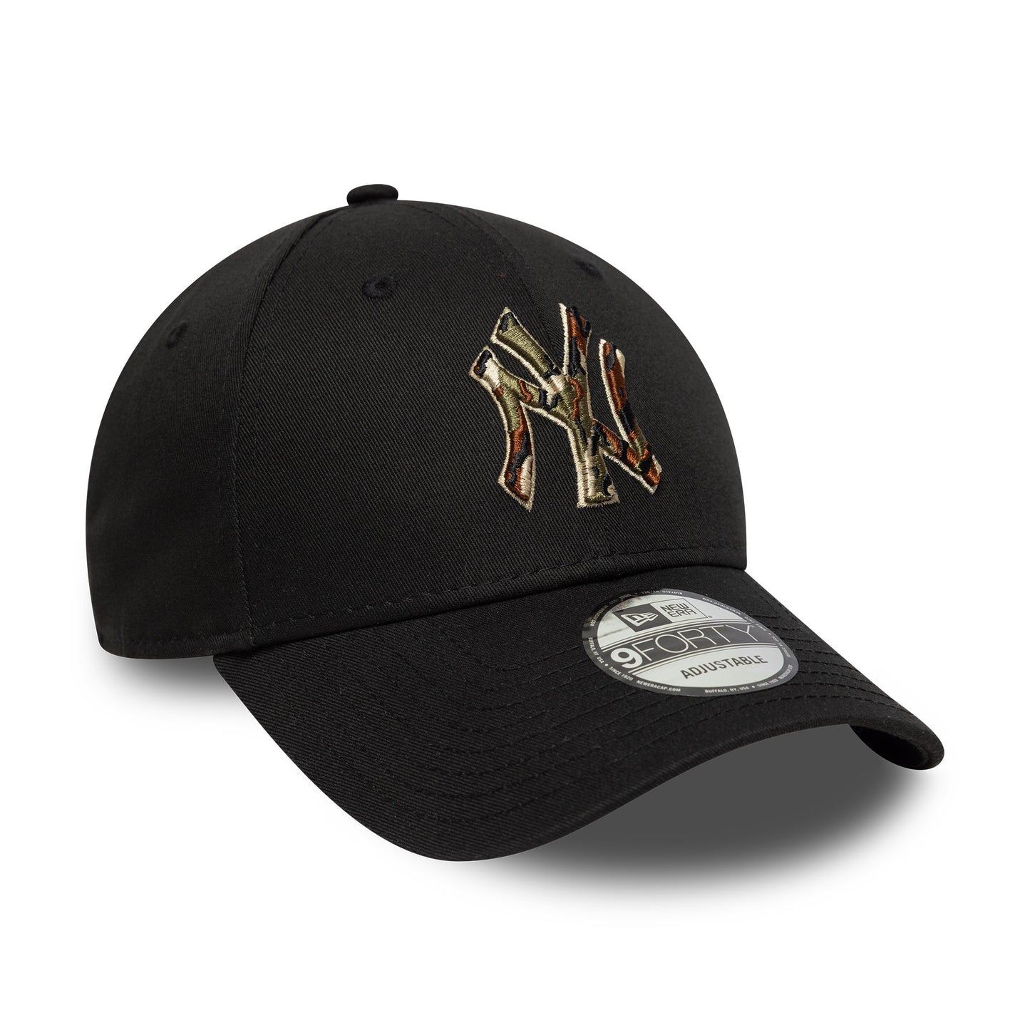 Gorra de béisbol 9FORTY MLB Camo Infill New York Yankees de New Era - Negro