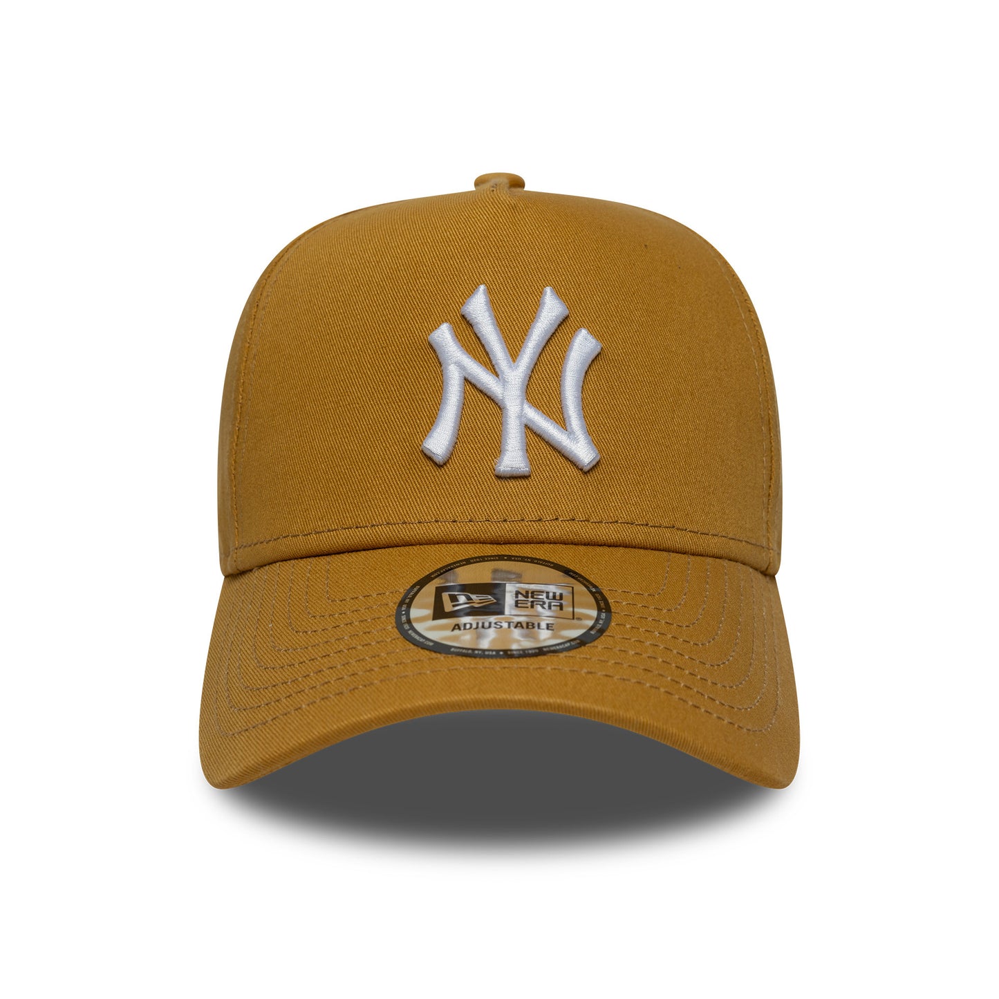 Gorra Snapback 9FORTY A-Frame MLB New York Yankees de New Era - Ocre-Blanco