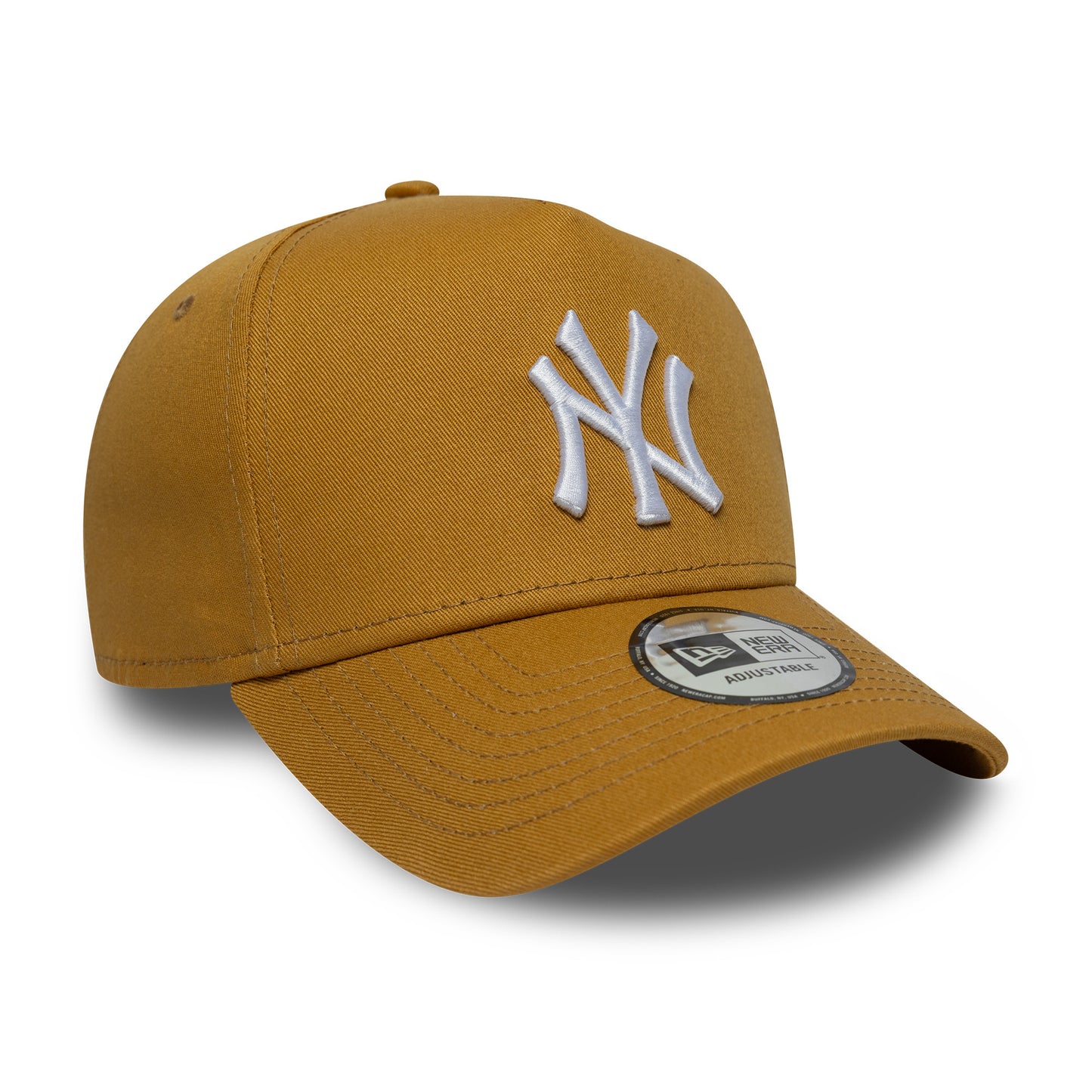 Gorra Snapback 9FORTY A-Frame MLB New York Yankees de New Era - Ocre-Blanco