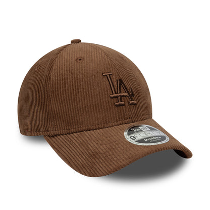 Gorra de béisbol 9FORTY MLB Cord L.A. Dodgers de New Era - Chocolate