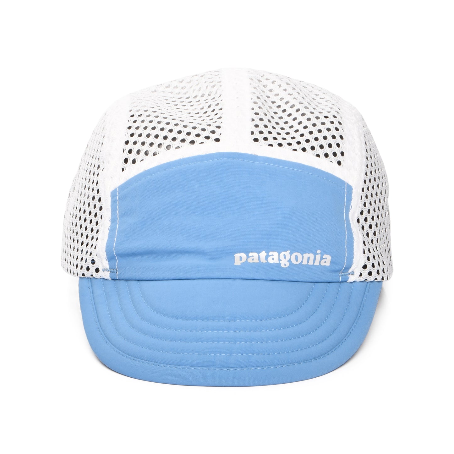 Gorra 5 paneles Duckbill reciclada de Patagonia - Océano-Blanco