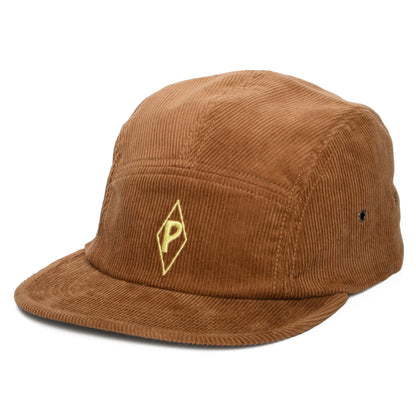 Gorra 5 paneles Water People Mark Graphic Maclure de pana de Patagonia - Marrón