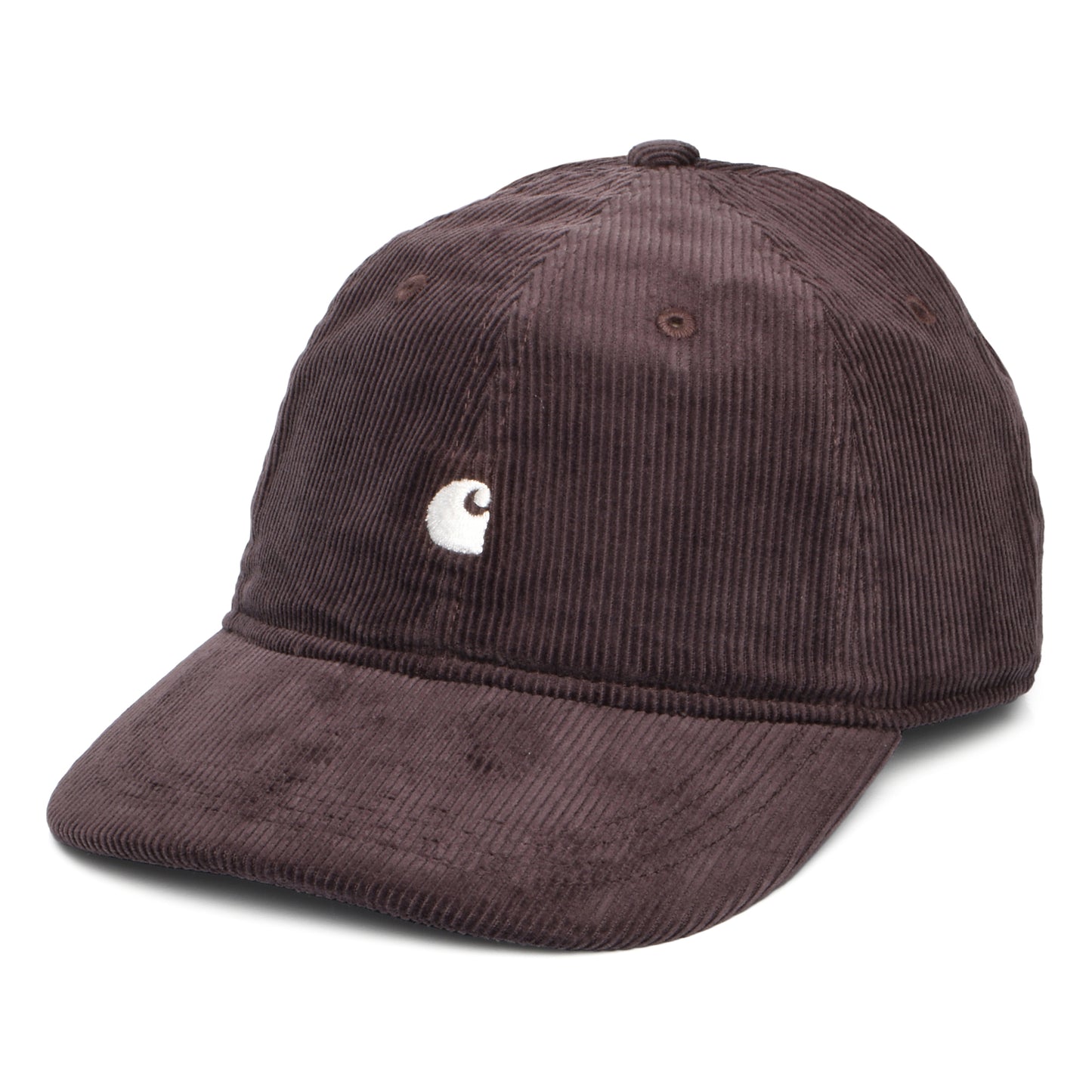 Gorra de béisbol Harlem de pana de Carhartt WIP - Marrón Medio-Blanco