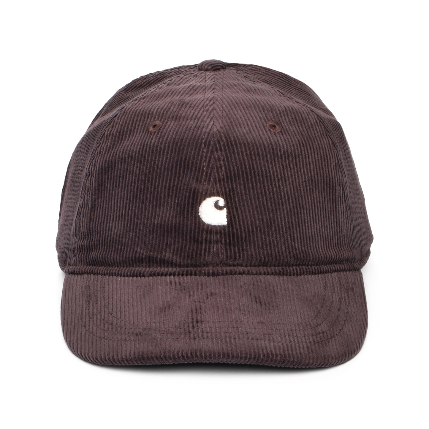 Gorra de béisbol Harlem de pana de Carhartt WIP - Marrón Medio-Blanco