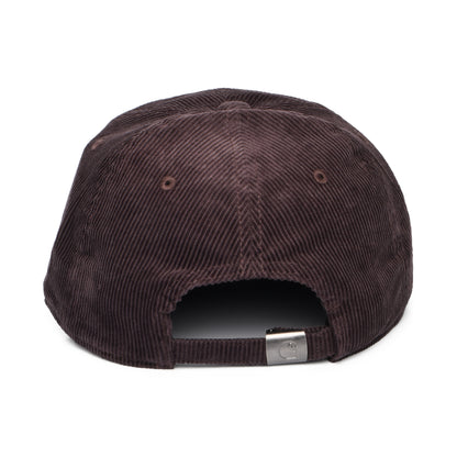 Gorra de béisbol Harlem de pana de Carhartt WIP - Marrón Medio-Blanco