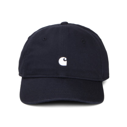 Gorra de béisbol Madison Logo de Carhartt WIP - Azul Marino Oscuro-Blanco