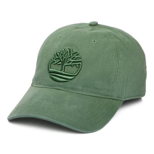 Gorra de béisbol Soundview de lona de algodón de Timberland - Bosque Claro