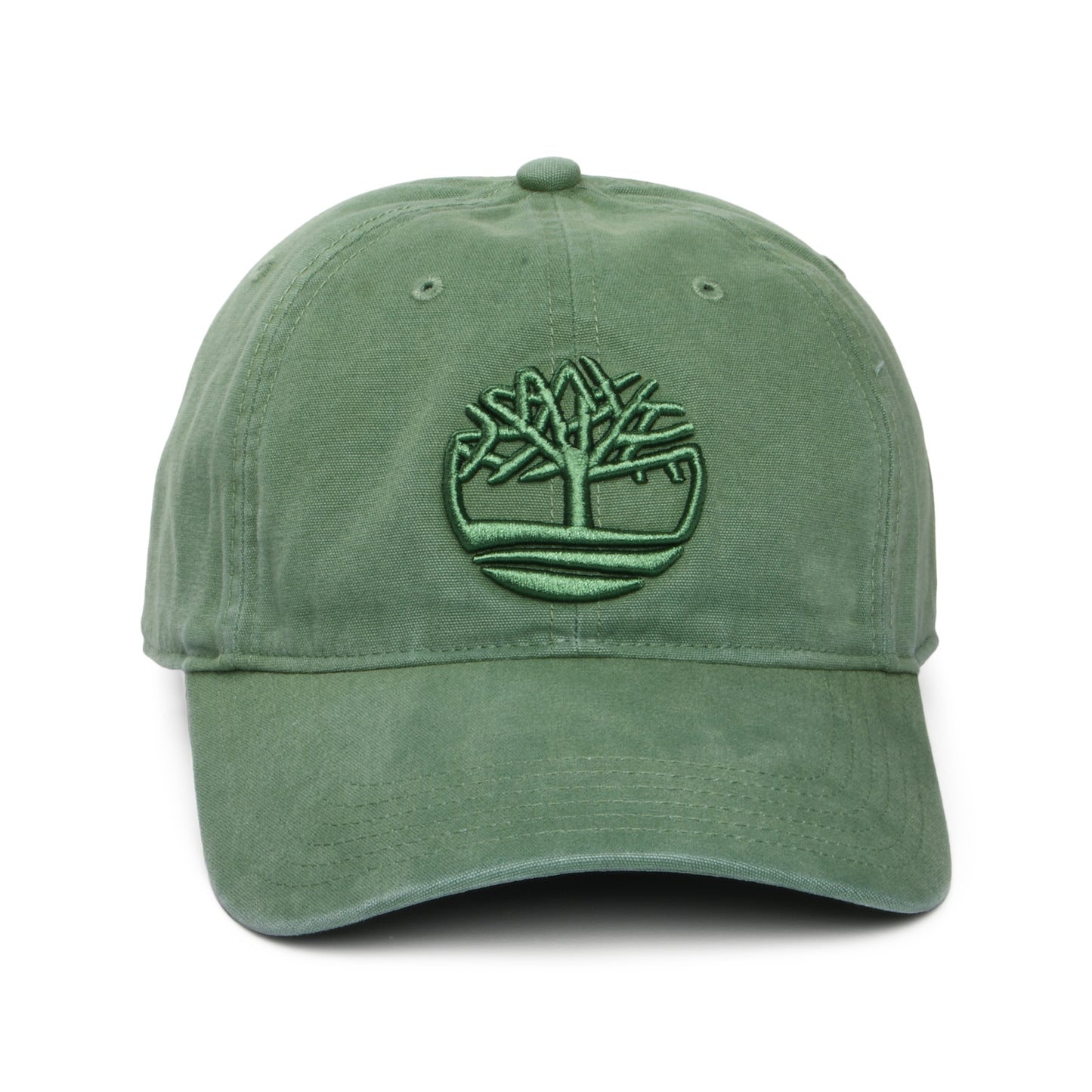 Gorra de béisbol Soundview de lona de algodón de Timberland - Bosque Claro