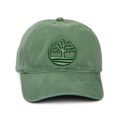 Gorra de béisbol Soundview de lona de algodón de Timberland - Bosque Claro