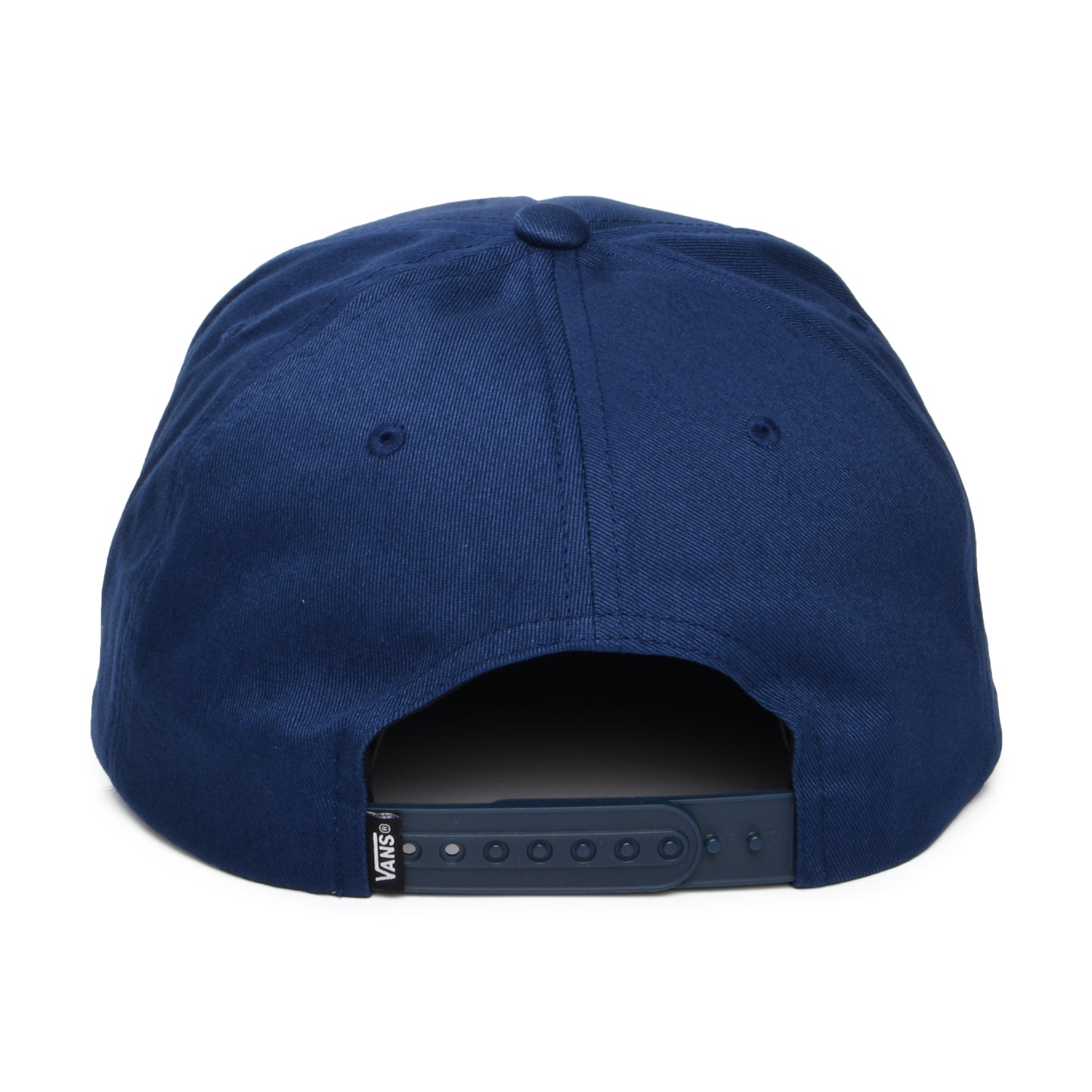 Gorra Snapback Drop V Logo visera curvada de Vans - Indigo-Naranja